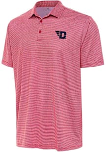 Antigua Dayton Flyers Mens White Rings Short Sleeve Polo