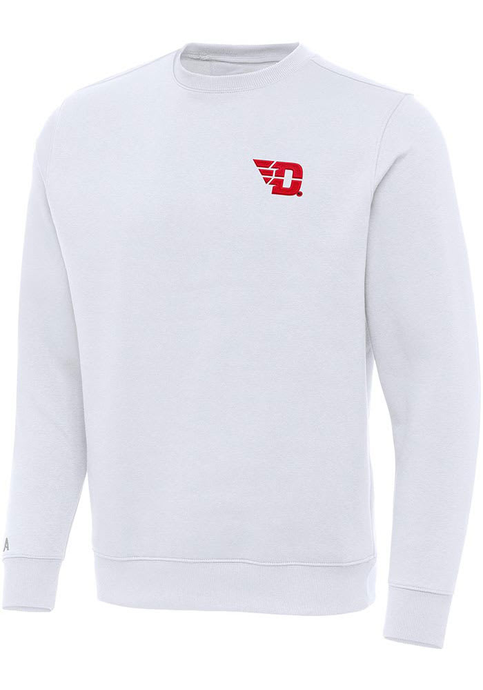 Antigua Dayton Flyers Mens Victory Long Sleeve Crew Sweatshirt