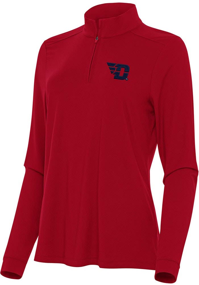 Antigua Dayton Flyers Womens Intent Qtr Zip