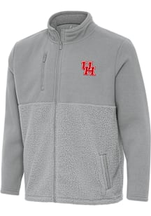 Antigua Houston Cougars Mens Grey Daily Fused Medium Weight Jacket