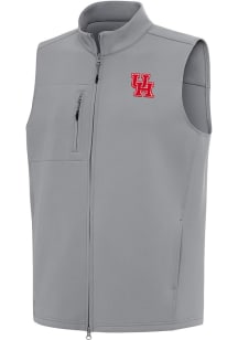 Antigua Houston Cougars Mens Grey Demand Sleeveless Jacket