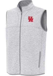 Antigua Houston Cougars Mens Grey Fortune Sleeveless Jacket