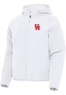 Antigua Houston Cougars Womens White Universe Filled Jacket