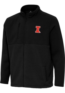 Mens Illinois Fighting Illini  Antigua Daily Fused Medium Weight Jacket