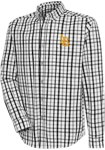 Antigua Cal State Long Beach Mens Black Tending Long Sleeve Dress Shirt