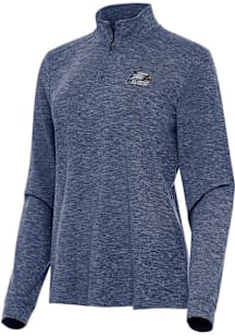 Antigua Georgia Southern Eagles Womens Navy Blue Mentor Qtr Zip Pullover