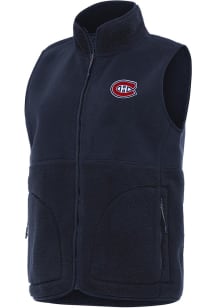 Antigua Montreal Canadiens Womens Navy Blue Nostalgic Vest