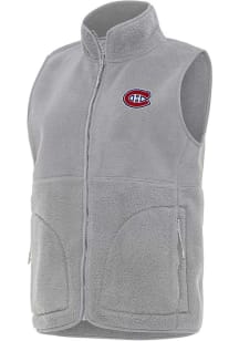 Antigua Montreal Canadiens Womens Grey Nostalgic Vest