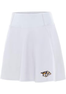 Antigua Nashville Predators Womens White Chip Skort Skirt