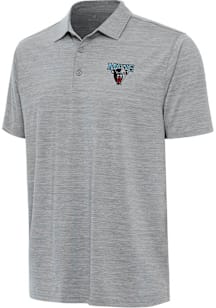Antigua Maine Black Bears Mens Grey Layout Short Sleeve Polo