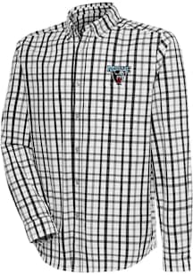 Antigua Maine Black Bears Mens Black Tending Long Sleeve Dress Shirt