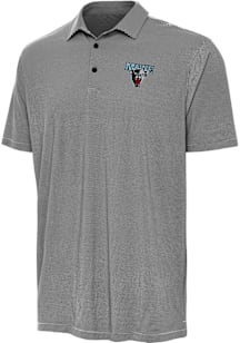 Antigua Maine Black Bears Mens Black Twine Short Sleeve Polo
