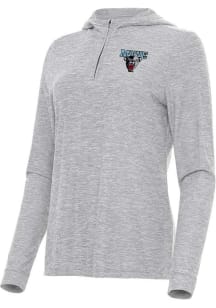 Antigua Maine Black Bears Womens Grey Daybreak Qtr Zip