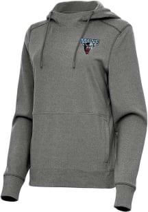 Antigua Maine Black Bears Womens Black Justice Hooded Sweatshirt