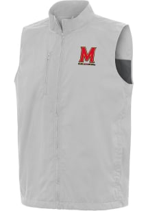 Mens Maryland Terrapins Grey Antigua Brisk Vest