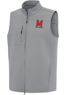 Mens Maryland Terrapins Grey Antigua Demand Vest