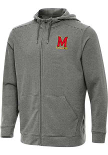 Mens Maryland Terrapins Black Antigua Effortless Light Weight Jacket