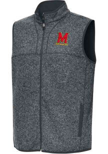 Mens Maryland Terrapins Grey Antigua Fortune Vest