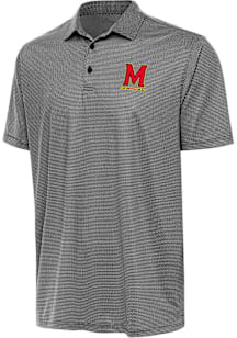 Antigua Maryland Terrapins Mens White Rings Short Sleeve Polo