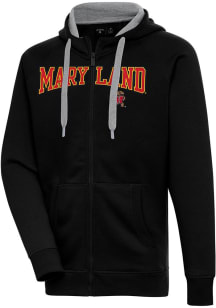 Antigua Maryland Terrapins Mens  Split Victory Long Sleeve Full Zip Jacket