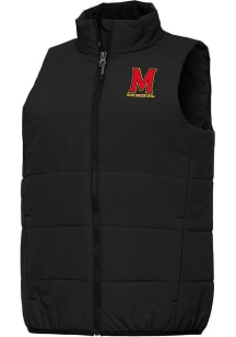 Womens Maryland Terrapins Black Antigua Experience Vest