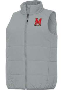 Womens Maryland Terrapins Grey Antigua Experience Vest