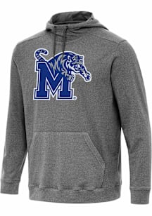 Antigua Memphis Tigers Mens Black Full Front Cloud Long Sleeve Hoodie