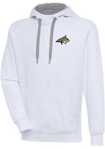 Antigua Montana State Bobcats Mens White Victory Long Sleeve Hoodie