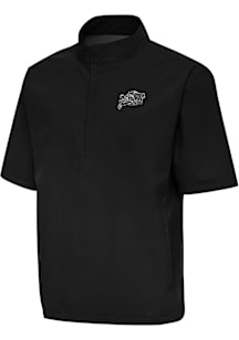 Antigua Navy Midshipmen Mens Black Brisk Short Sleeve Jacket