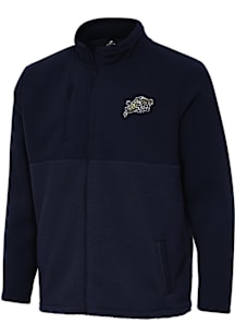 Antigua Navy Midshipmen Mens Navy Blue Daily Fused Medium Weight Jacket