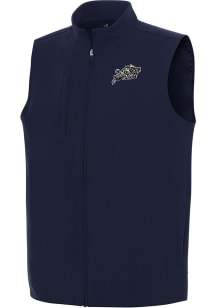 Antigua Navy Midshipmen Mens Navy Blue Regard Sleeveless Jacket