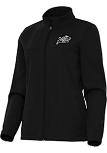 Antigua Navy Midshipmen Womens Black Links Light Weight Jacket