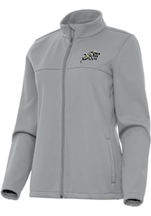 Antigua Navy Midshipmen Womens Grey Links Light Weight Jacket