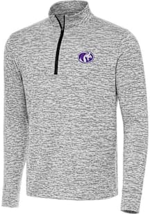 Antigua North Alabama Lions Mens Black Cause Long Sleeve Qtr Zip Pullover