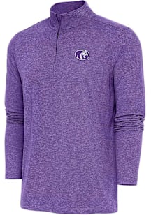 Antigua North Alabama Lions Mens Purple Hunk Long Sleeve Qtr Zip Pullover