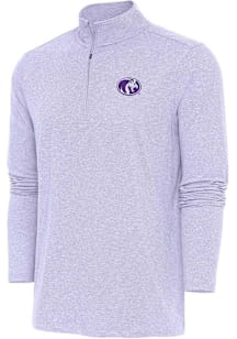 Antigua North Alabama Lions Mens Lavender Hunk Long Sleeve Qtr Zip Pullover