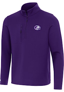Antigua North Alabama Lions Mens Purple Insider Long Sleeve Qtr Zip Pullover