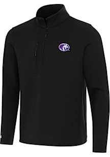 Antigua North Alabama Lions Mens Black Insider Long Sleeve Qtr Zip Pullover