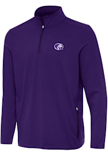 Antigua North Alabama Lions Mens Purple Perilous Long Sleeve Qtr Zip Pullover