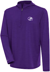 Antigua North Alabama Lions Mens Purple Tidy Long Sleeve Qtr Zip Pullover