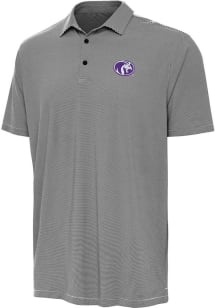 Antigua North Alabama Lions Mens Black Twine Short Sleeve Polo