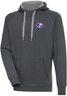 Antigua North Alabama Lions Mens Charcoal Victory Long Sleeve Hoodie