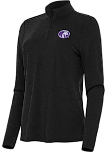 Antigua North Alabama Lions Womens Black Bright Qtr Zip