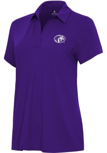 Antigua North Alabama Lions Womens Purple Era Short Sleeve Polo Shirt