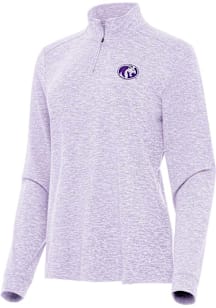 Antigua North Alabama Lions Womens Lavender Mentor Qtr Zip Pullover