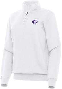 Antigua North Alabama Lions Womens White Victory Qtr Zip