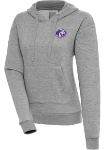 Antigua North Alabama Lions Womens Grey Victory Hooded Sweatshirt