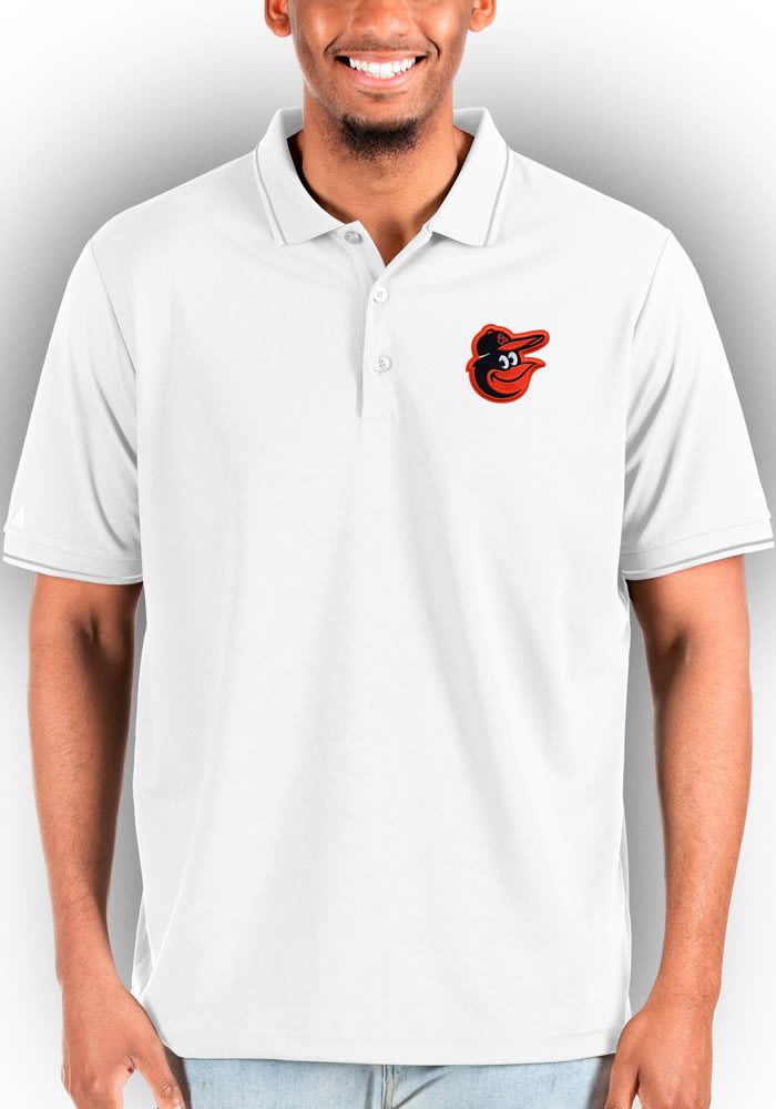 Baltimore Orioles Antigua Big & Tall Affluent Polo - Black