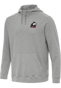 Antigua Northern Illinois Huskies Mens Grey Cloud Long Sleeve Hoodie