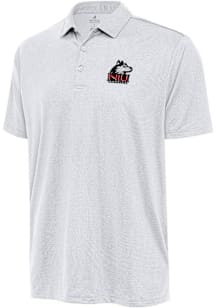 Antigua Northern Illinois Huskies Mens White Ellipse Short Sleeve Polo